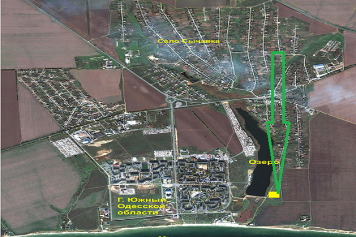 A plot of land for cottage construction near Yuzhne