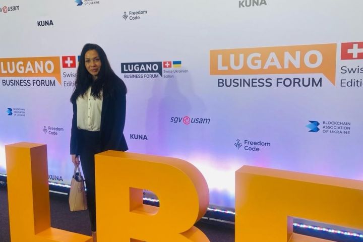 Юлія Матюшкіна в рамках Lugano Business Forum у Швейцарії представляє проекти з відновлення України