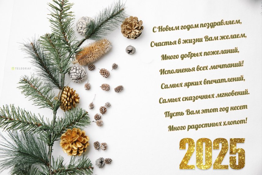 Вітання з Новим 2025 роком!